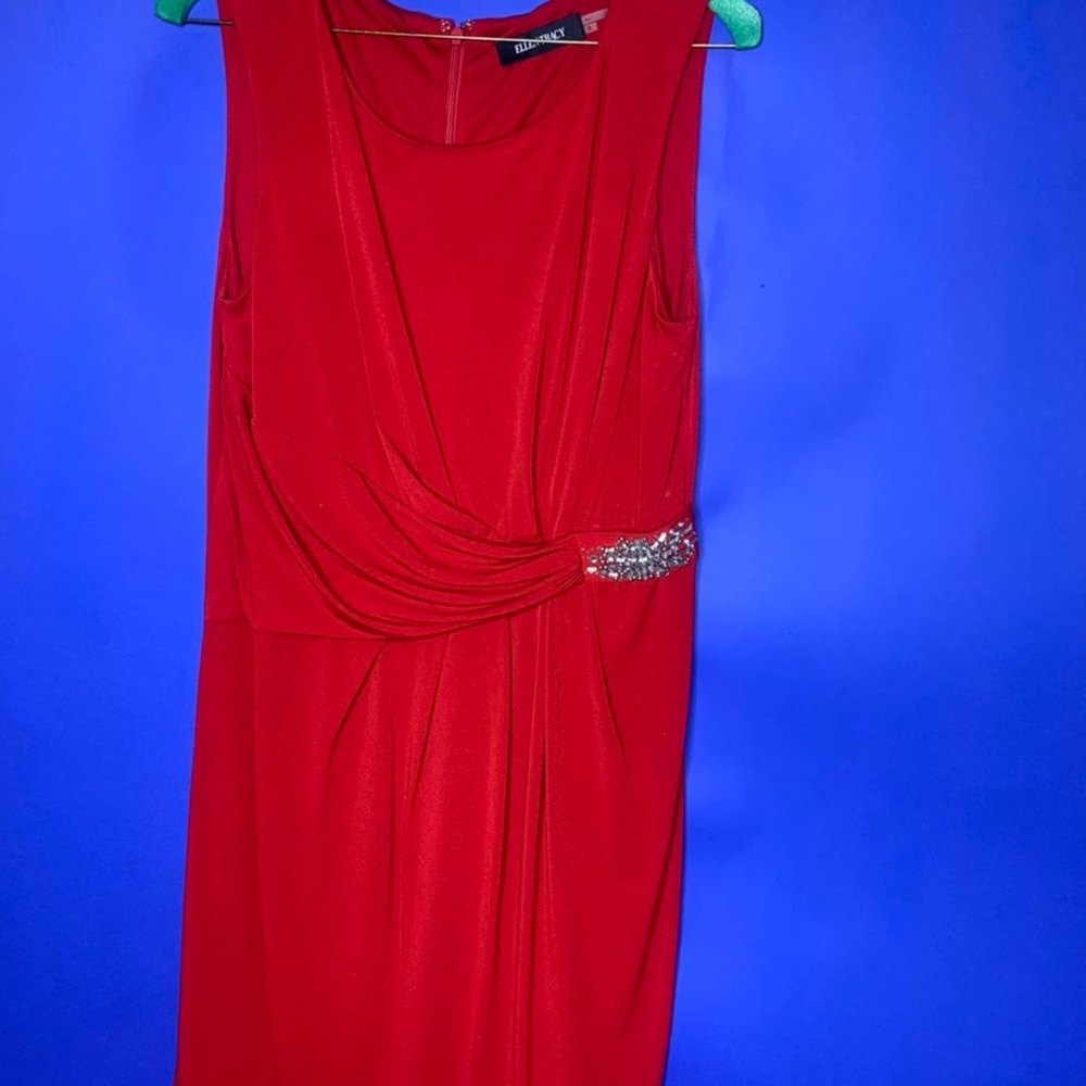 Red Dress with silver gems 🍒